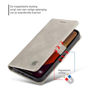 Solidenz Urban Book iPhone 16e hoesje - Beige - 6