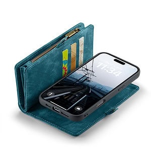 Solidenz Urban Wallet iPhone 16 Pro hoesje - Blauw - 7