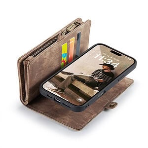 Solidenz Urban Wallet iPhone 16 Pro hoesje - Bruin - 7