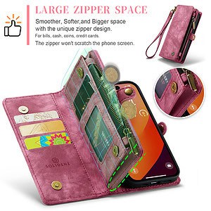 Solidenz Urban Wallet iPhone 16 Pro Max hoesje - Rood - 9