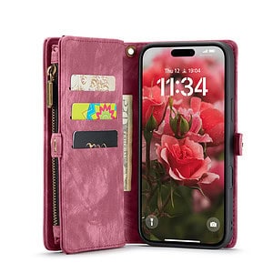 Solidenz Urban Wallet iPhone 16 Pro Max hoesje - Rood - 6