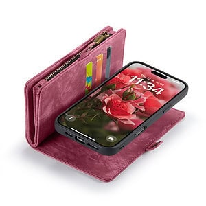 Solidenz Urban Wallet iPhone 16 Pro Max hoesje - Rood - 7