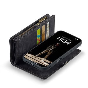 Solidenz Urban Wallet iPhone 16 Pro Max hoesje - Zwart - 6