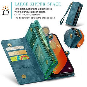 Solidenz Urban Wallet iPhone 16 Plus hoesje - Blauw - 11
