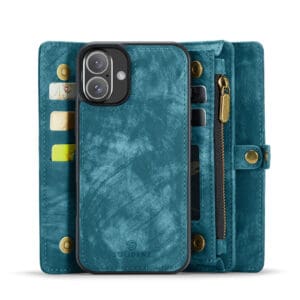 Solidenz Urban Wallet iPhone 16 Plus hoesje - Blauw - 4