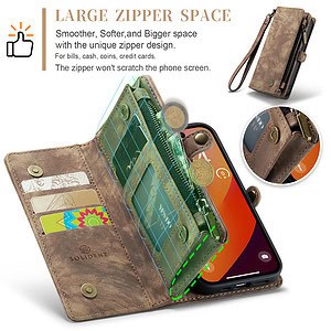 Solidenz Urban Wallet iPhone 16 hoesje - Bruin - 10