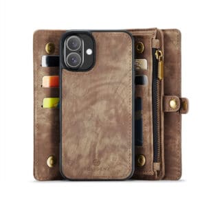 Solidenz Urban Wallet iPhone 16 hoesje - Bruin - 4