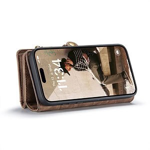 Solidenz Urban Wallet iPhone 16 hoesje - Bruin - 8