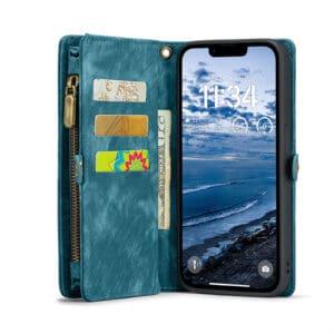 Solidenz Urban Wallet iPhone 16e hoesje - Blauw - 3