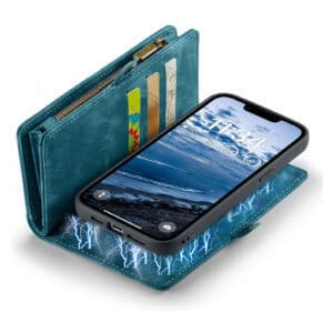 Solidenz Urban Wallet iPhone 16e hoesje - Blauw - 8