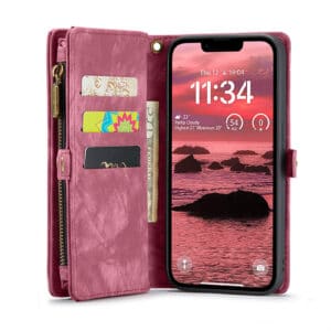 Solidenz Urban Wallet iPhone 16e hoesje - Rood - 3