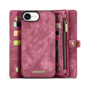 Solidenz Urban Wallet iPhone 16e hoesje - Rood - 4