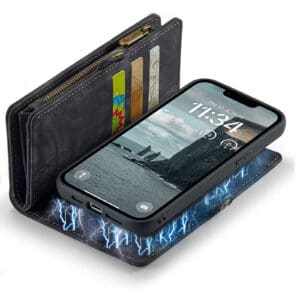 Solidenz Urban Wallet iPhone 16e hoesje - Zwart - 8