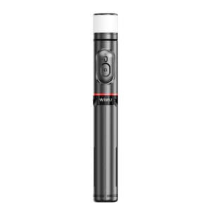 WiWu Selfie Stick en Tripod - Met Statief - Met Verlichting - Met Bluetooth - Zwart - 2