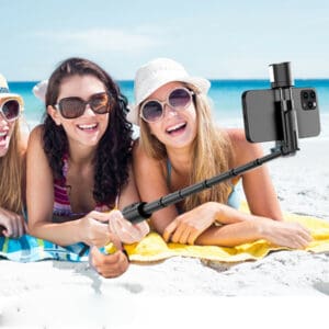 WiWu Selfie Stick en Tripod - Met Statief - Met Verlichting - Met Bluetooth - Zwart - 7