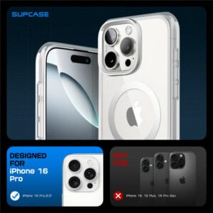 Supcase UB MagSafe iPhone 16 Pro hoesje - Transparant - 8