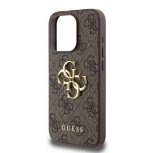 Guess Metal Logo iPhone 15 Pro Max hoesje - Bruin - 5