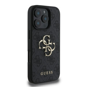 Guess Metal Logo iPhone 16 Pro Max hoesje - Grijs - 3