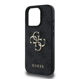 Guess Metal Logo iPhone 16 Pro Max hoesje - Grijs - 5