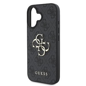 Guess Metal Logo iPhone 16 Plus hoesje - Grijs - 5