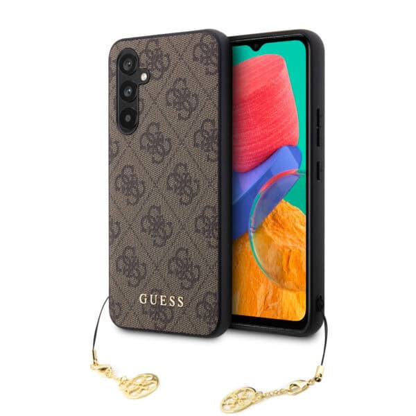 Guess Charm Samsung Galaxy S23 FE hoesje - Bruin