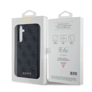 Guess Charm Samsung Galaxy A35 hoesje - Grijs - 6