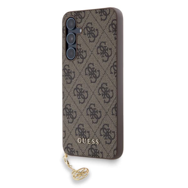 Guess Charm Samsung Galaxy A55 hoesje - Bruin