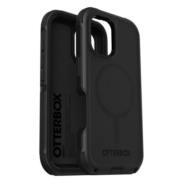 Otterbox Defender MagSafe iPhone 16 hoesje - Zwart