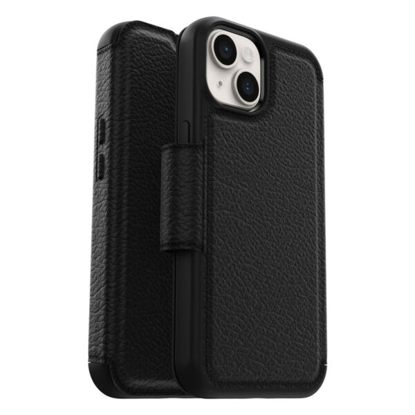 Otterbox Strada MagSafe iPhone 15 hoesje - Zwart