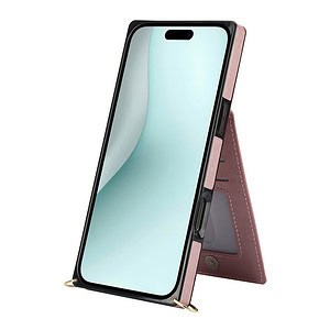 Solidenz Fashion Portemonnee hoesje met koord iPhone 16 - Roségoud - 7