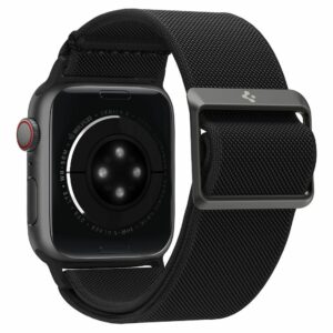 Spigen Fit Lite Apple Watch 6 / 7 / 8 / 9 / 10 / SE / Ultra 1 & 2 - 44 / 45 / 46 / 49 MM - Zwart - 2