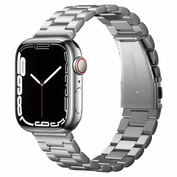 Spigen Modern Fit Bandje Apple Watch 6 / 7 / 8 / 9 / 10 / SE - 44 & 45 & 46 & 49 MM - Zilver