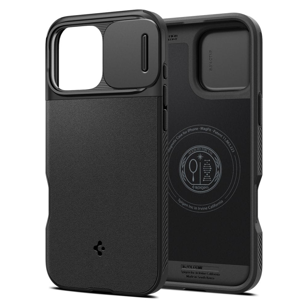Spigen Optik Armor MagSafe iPhone 16 Pro hoesje - Zwart Main Image