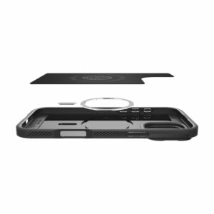 Spigen Optik Armor MagSafe iPhone 16 Pro hoesje - Zwart - 7