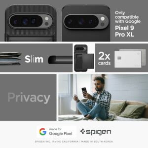 Spigen Slim Armor CS Google Pixel 9 Pro XL hoesje - Zwart - 10