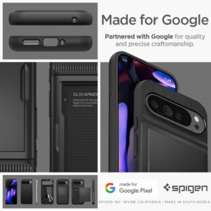 Spigen Slim Armor CS Google Pixel 9 Pro XL hoesje - Zwart - 15