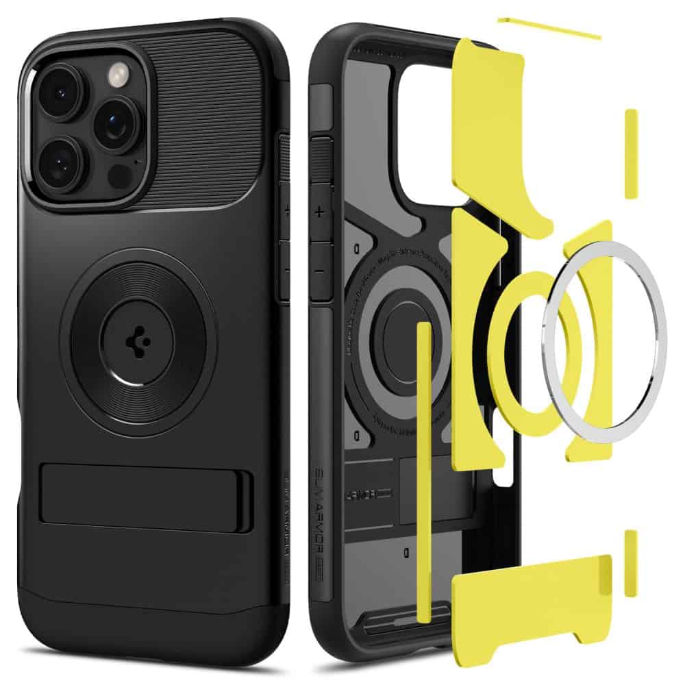 Spigen Slim Armor MagSafe iPhone 16 Pro Max hoesje - Zwart Main Image