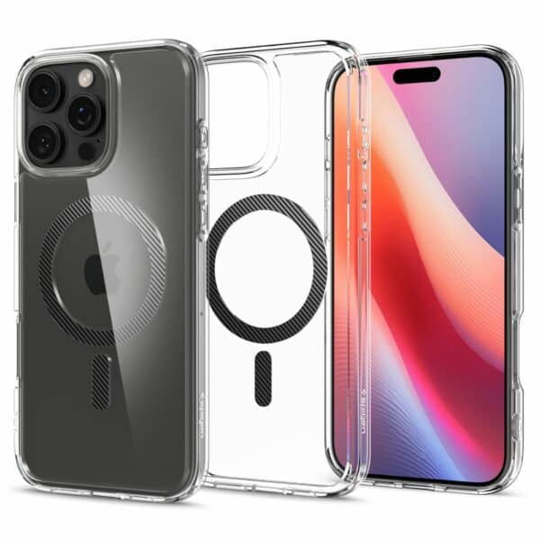 Spigen Ultra Hybrid MagSafe iPhone 16 Pro hoesje - Carbon Fiber