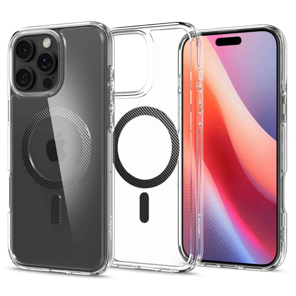 Spigen Ultra Hybrid MagSafe iPhone 16 Pro hoesje - Carbon Fiber Main Image