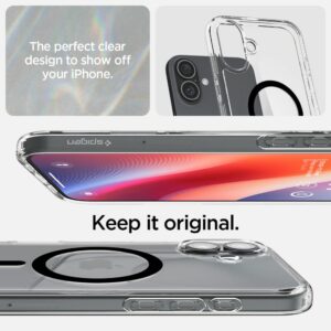 Spigen Ultra Hybrid MagSafe iPhone 16 Plus hoesje - Black ring - 5