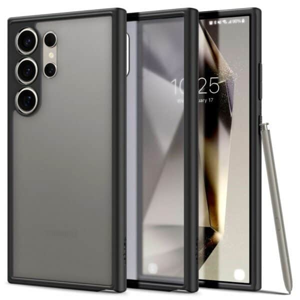 Spigen Ultra Hybrid Samsung Galaxy S24 Ultra hoesje - Frost Black