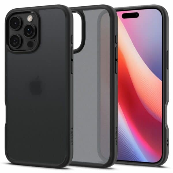 Spigen Ultra Hybrid iPhone 16 Pro Max hoesje - Frost Black