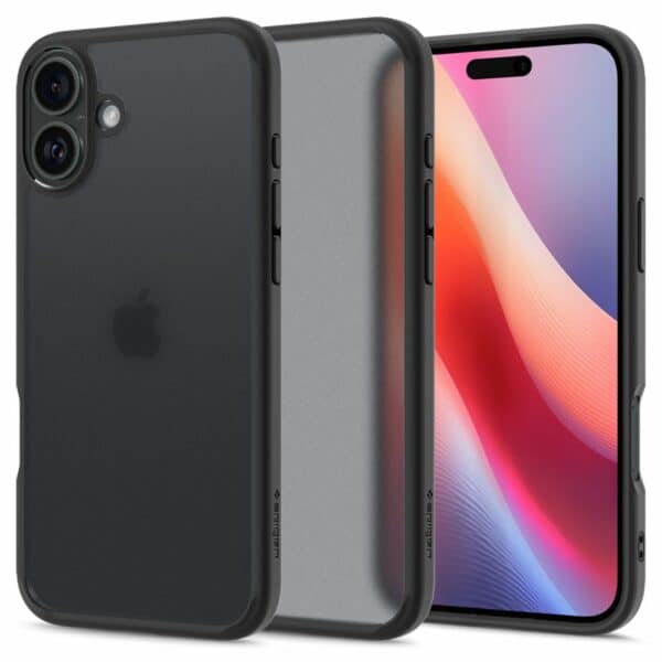 Spigen Ultra Hybrid iPhone 16 hoesje - Frost Black