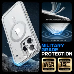 Supcase UB MagSafe iPhone 16 Pro Max hoesje - Transparant - 4