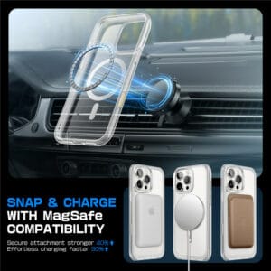 Supcase UB MagSafe iPhone 16 Pro hoesje - Transparant - 3