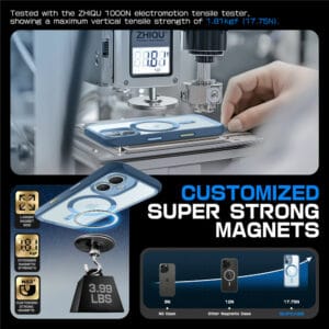 Supcase UB MagSafe iPhone 16 hoesje - Blauw - 3