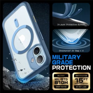 Supcase UB MagSafe iPhone 16 hoesje - Blauw - 4