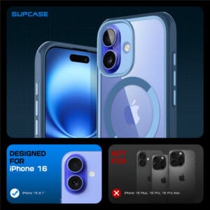 Supcase UB MagSafe iPhone 16 hoesje - Blauw - 8