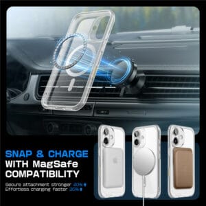 Supcase UB MagSafe iPhone 16 hoesje - Transparant - 4