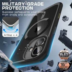 Supcase UB MagSafe iPhone 16 hoesje - Zwart - 4